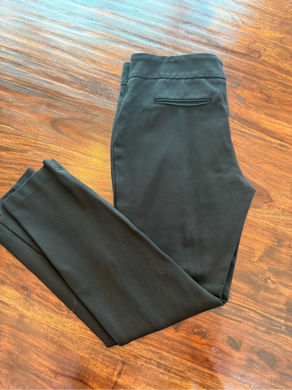 Hilary Radley Black Stretch Slim Leg Dress Pants Size L/G - Picture 1 of 5